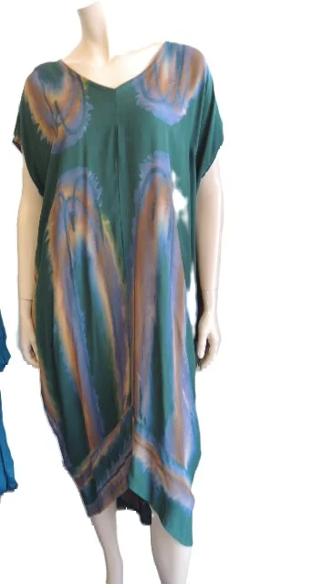 Rayon Dress (Fits up to Size 20) Disco - Inspired Retro Dance Look