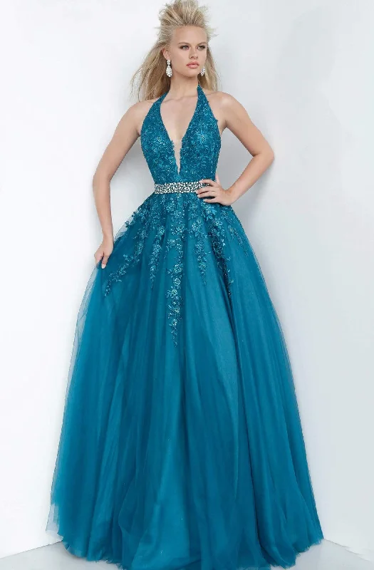Women's Clothing Boutique JVN by Jovani - Halter Gown JVN00923SC