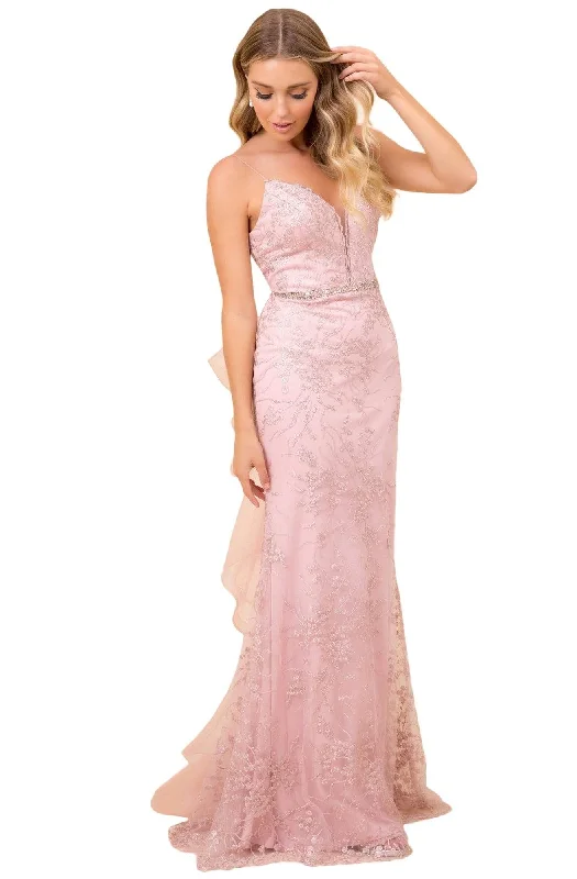 Formal Outfit For Women Nox Anabel - T314 Embroidered Mermaid Gown