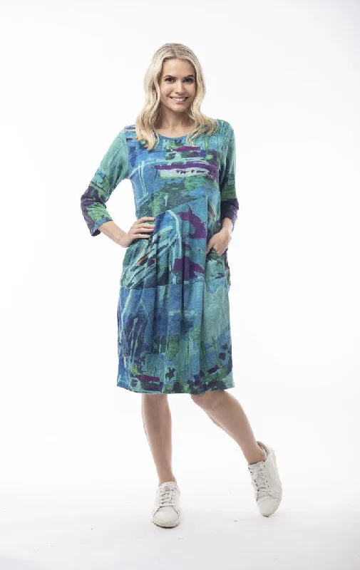 Orientique Stretch Cotton Bubble Dress Lighten Up With Nordic Styles