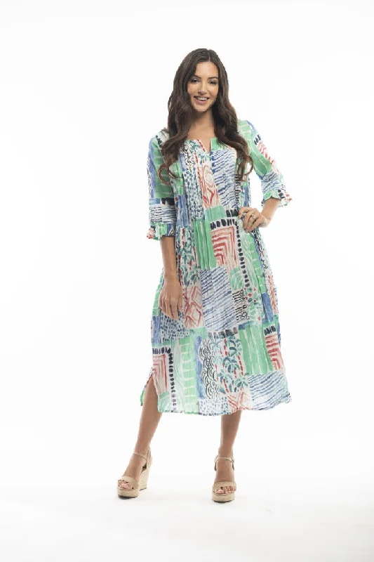 Orientique  Organic Cotton Dress Spring Fling Sale