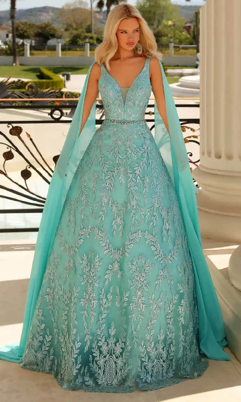 Women's Professional Clothes Clarisse 811040 - Sleeveless Prom Gown