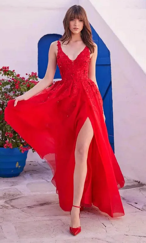 Modern Women's Apparel Ellie Wilde EW35121 - Sleeveless V-Neck Gown