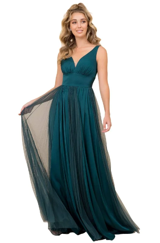 Holiday Discount Nox Anabel - L340 Deep V-Neck A-Line Dress