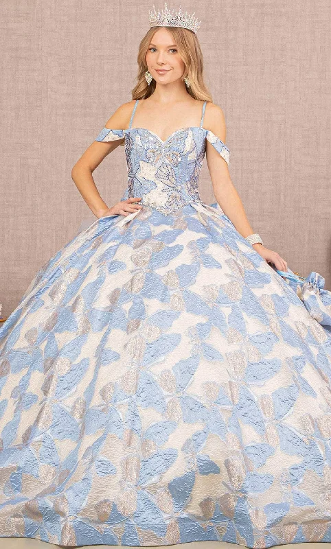 Women's Seasonal Garments Elizabeth K GL3174 - Jacquard Ballgown