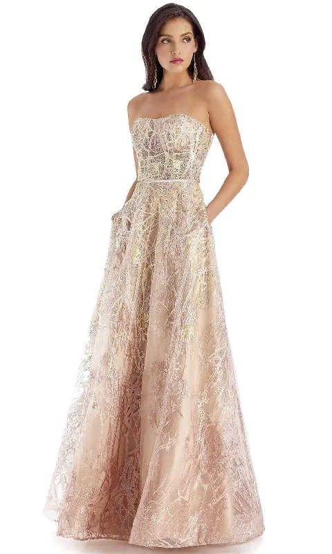 Women's Garments Clarisse - Embellished Semi-Sweetheart A-Line Gown 5108SC