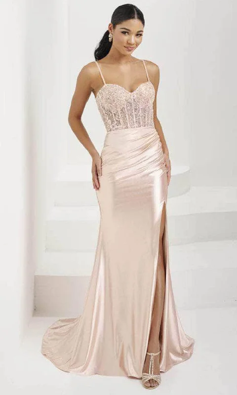 Women's Clothes For Work Tiffany Designs 16078 - Sleeveless Gown