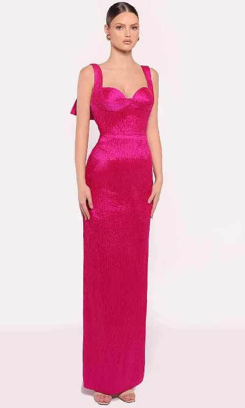 Women's Chic Outerwear Outfit Tarik Ediz 98765 - Sweetheart Taffeta Gown