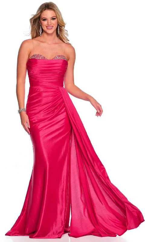 Extreme Clearance Deals Dave & Johnny 11290 - Ruched Strapless Prom Gown