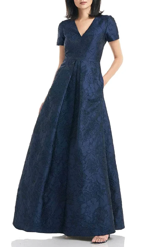 Women's High-Fashion Garments Kay Unger 5516713 - Jacquard A-Line Gown