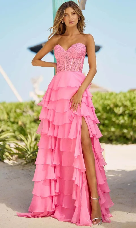 Casual Outfit For Women Sherri Hill 56162 - Corset A-Line Prom Gown
