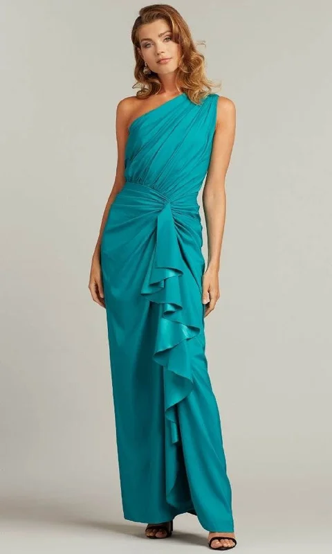 Sale On Clothing Tadashi Shoji 3I489L - Asymmetrical Ruched Gown
