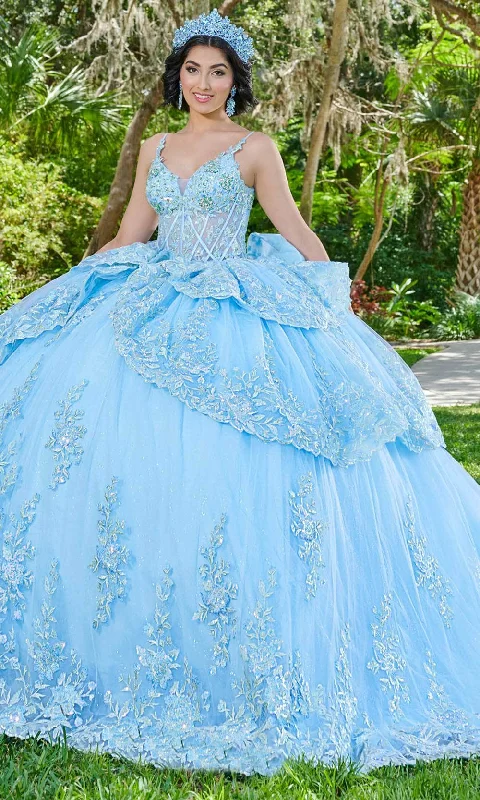 Women's Elegant Evening Attire Quinceanera Collection 26077 - Lace Applique Ballgown Women's Elegant Evening Attire Quinceanera Collection 26077 - Lace Applique Ballgown