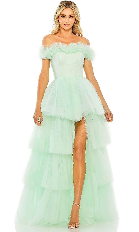 Online Clothing Stores Mac Duggal 20570 - Off-Shoulder Tulle Gown