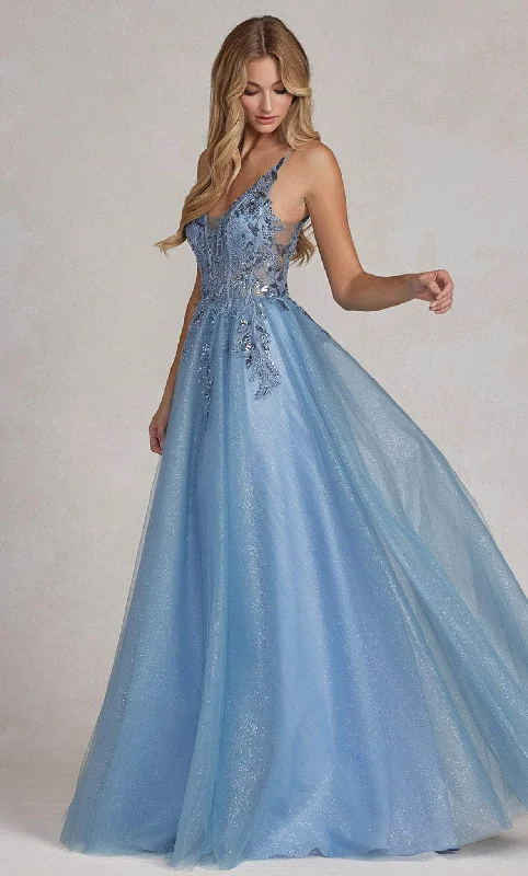 Affordable Women's Garments Nox Anabel E1125 - Embellished Corset Bodice Ballgown