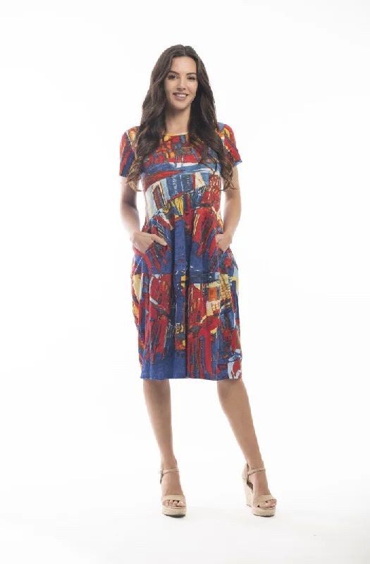 Orientique Stretch Cotton Dress Beat The Heat In Tropical Styles