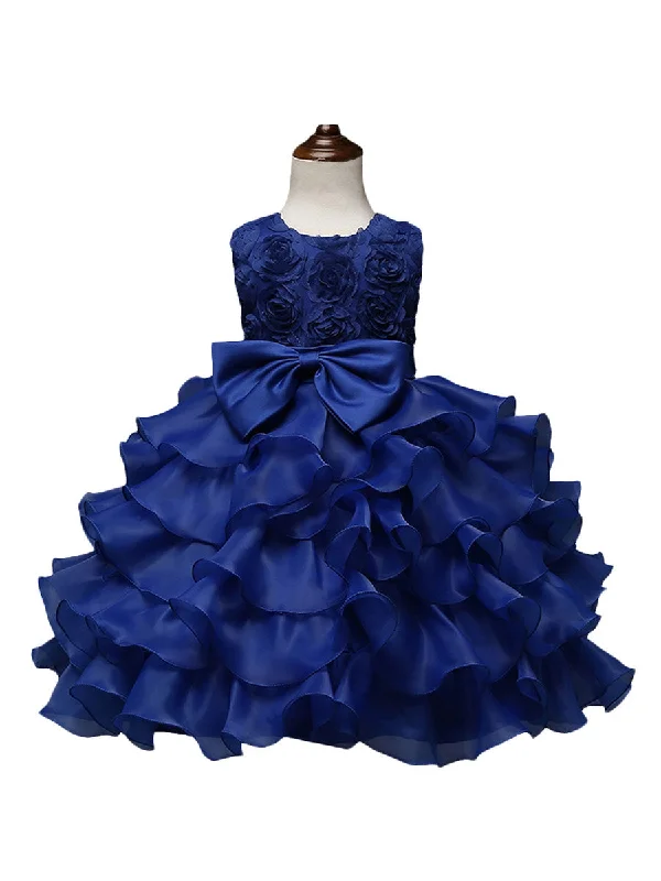 Jewel Neck Sleeveless Ouganza Kids Social Party Dresses Last Chance Sale