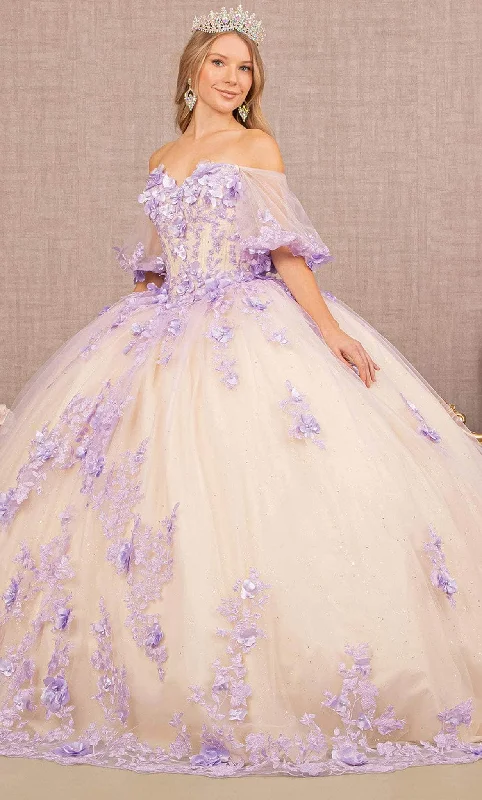 Women's Trendy Attire Elizabeth K GL3172 - Floral Ball Gown