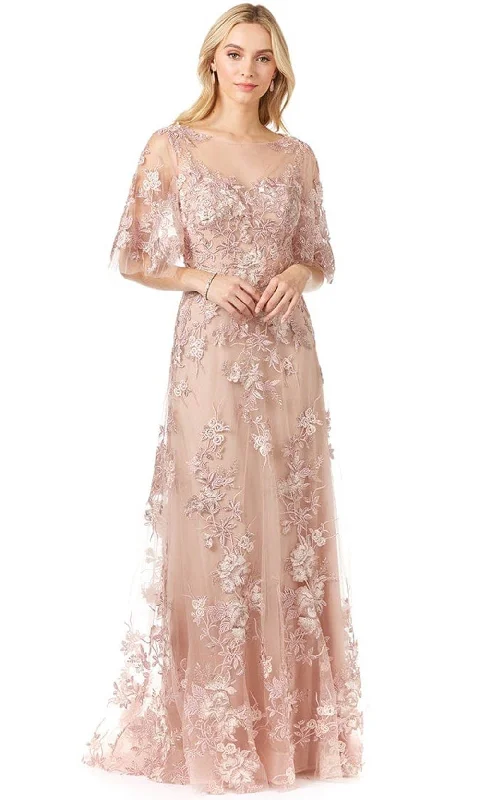 Women's Luxury Garments Lara Dresses 29325 - Flounce Sleeve A-Line Gown