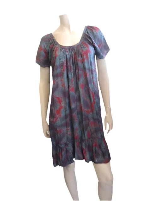 Cool Rayon Dress Vintage Retro Party Wear