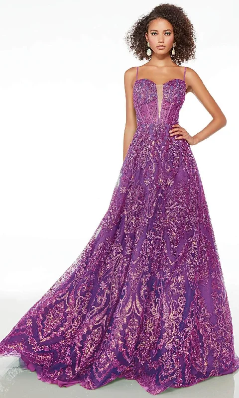 Online Clothing Boutiques Alyce Paris 61581 - Plunging Sweetheart Prom Gown