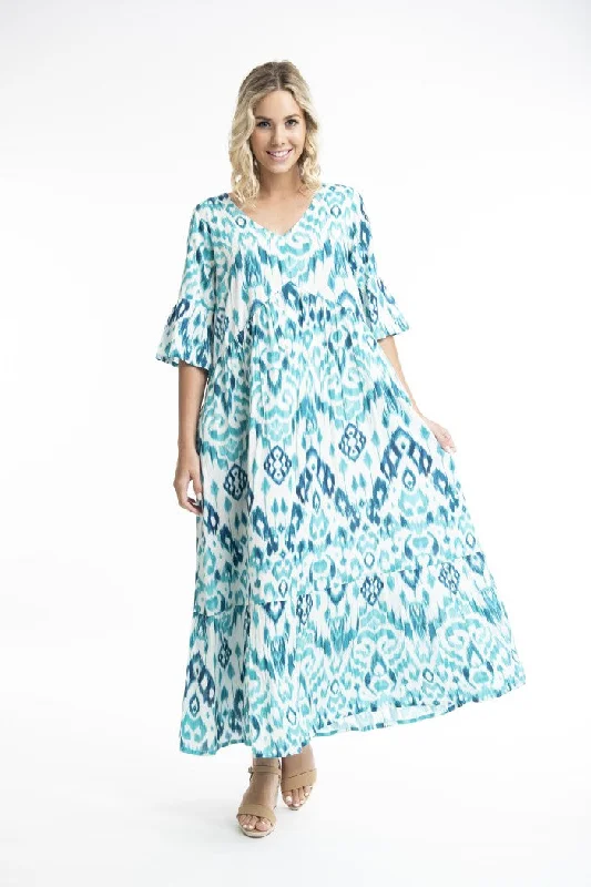 Orientique Peak Frill Dress Big Savings On Rustic Countryside Styles