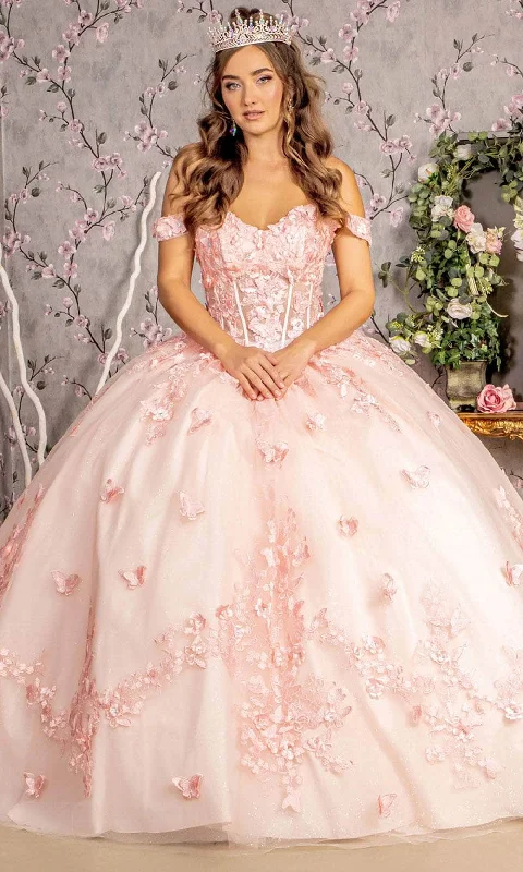 Women's Clothing For Outdoor Activities GLS by Gloria GL3301 - Off-Shoulder Sweetheart Ballgown