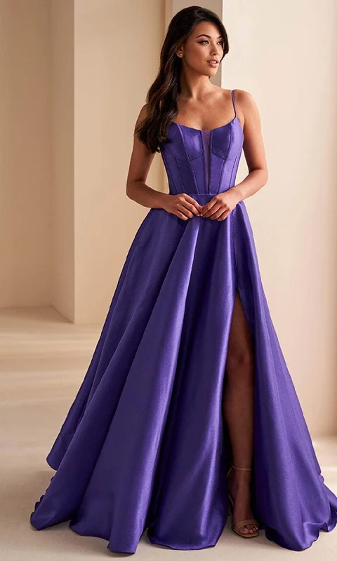 Modern Women's Wardrobe Essentials Ellie Wilde EW36224 - Corset Lace-Up Back Ballgown Modern Women's Wardrobe Essentials Ellie Wilde EW36224 - Corset Lace-Up Back Ballgown