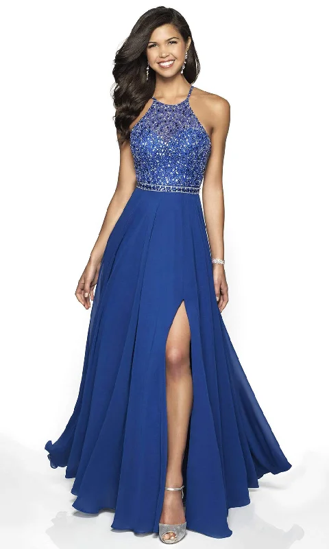 Women's Elegant Evening Attire Blush by Alexia Designs - 11720SC Beaded Cutout Back Gown Women's Elegant Evening Attire Blush by Alexia Designs - 11720SC Beaded Cutout Back Gown