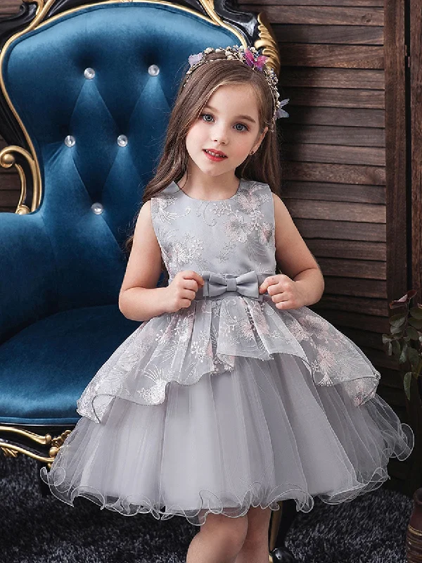 Sleeveless Tutu Gown Baby flower girl dresses Special Offer