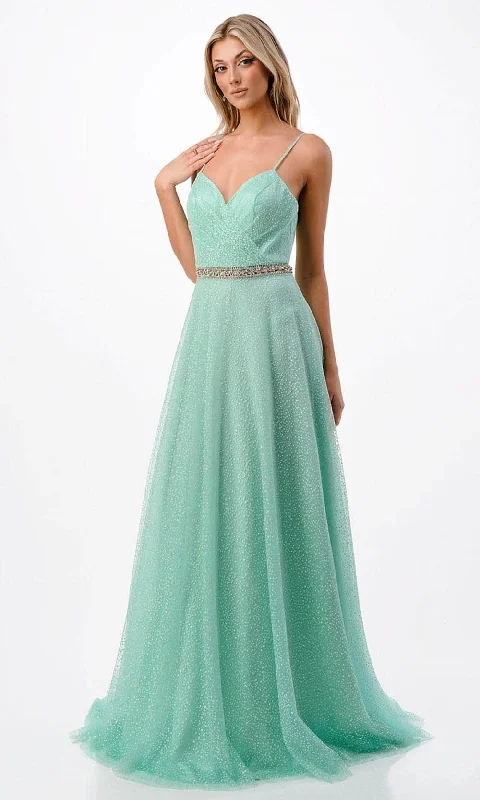 Women's Office Clothing Aspeed Design P2105 - Beaded Prom Gown