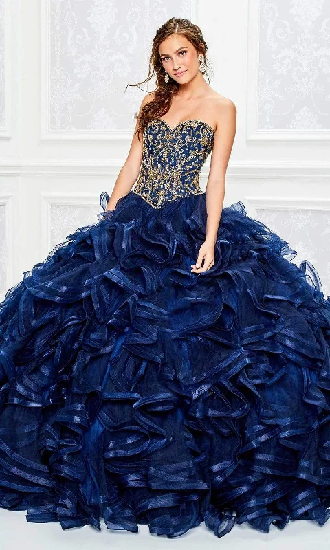 Women's Outerwear Garments Princesa by Ariana Vara - PR11809SC Sweetheart Ruffled Gown Women's Outerwear Garments Princesa by Ariana Vara - PR11809SC Sweetheart Ruffled Gown