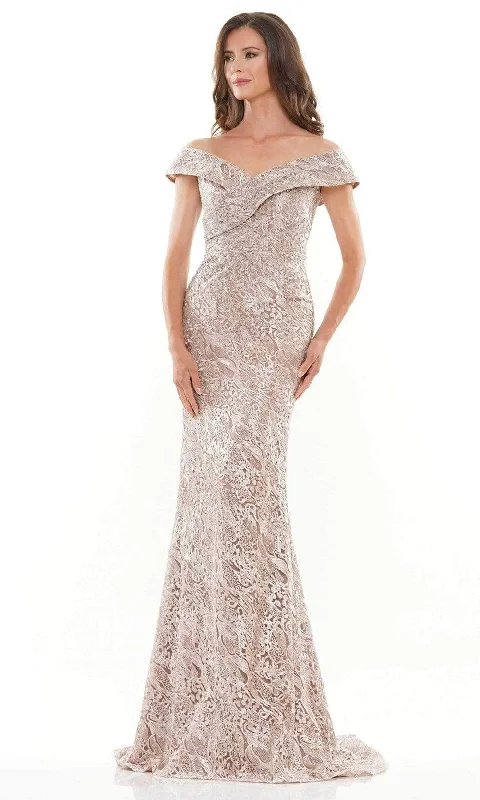 Women's Comfortable Apparel Rina Di Montella RD2740 - Embroidered Mermaid Formal Gown Women's Comfortable Apparel Rina Di Montella RD2740 - Embroidered Mermaid Formal Gown