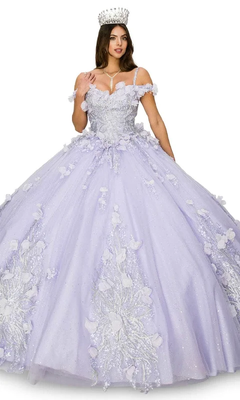 Chic Women's Clothing Online Cinderella Couture 8061J - Floral Off Shoulder Ballgown Chic Women's Clothing Online Cinderella Couture 8061J - Floral Off Shoulder Ballgown
