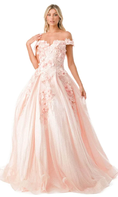 Unique Women's Fashion Pieces Aspeed Design L2501 - Off Shoulder Ballgown