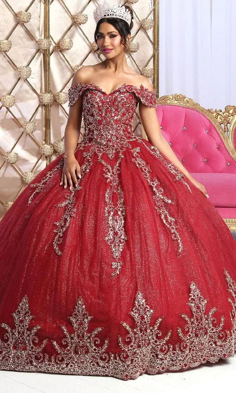 Formal Garments For Women May Queen LK227 - Lace Detailed Ballgown