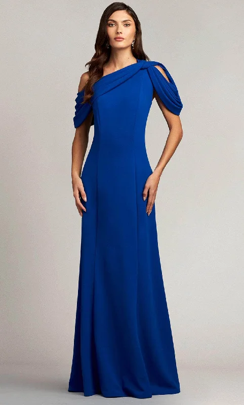Trendy Boutique Online Tadashi Shoji BOS22037L - Crepe-Made Gown